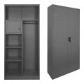 Zogi pakoworld metal cabinet with partition in anthracite color 90x45x180cm