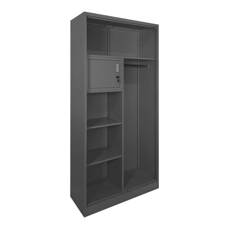Zogi pakoworld metal cabinet with partition in anthracite color 90x45x180cm