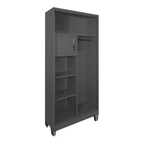 Zogi pakoworld metal cabinet with partition in anthracite color 90x45x190cm