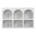 Buffet Emersi pakoworld with shelves mdf in white color 120x35x76cm
