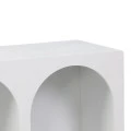 Buffet Emersi pakoworld with shelves mdf in white color 120x35x76cm