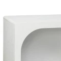 Buffet Emersi pakoworld with shelves mdf in white color 164x34x76cm