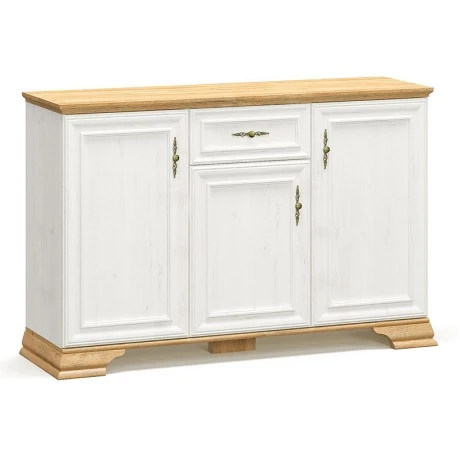 Buffet Jaden pakoworld golden oak-white antique color 137.5x39x88.5cm