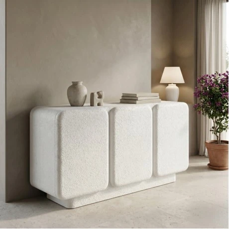 Buffet Kooldio pakoworld mdf white 120x37.5x69cm
