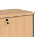 Professional low cabinet Fesialo pakoworld in natural-anthracite color 80x41x80cm