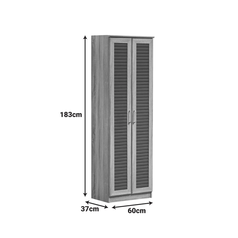 Shoe cabinet Sante pakoworld 21 pairs sonoma 60x37x183cm
