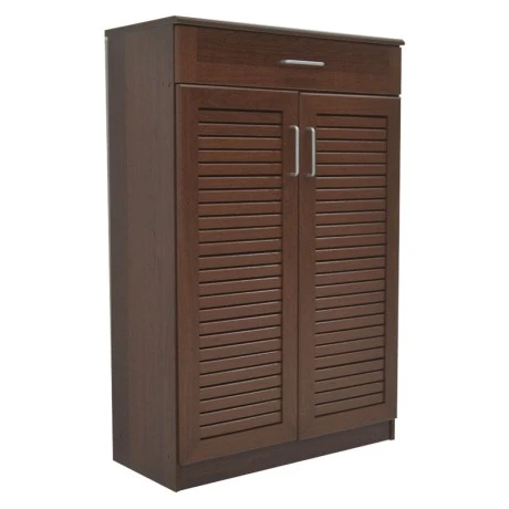 Shoe cabinet Sante pakoworld 20 pairs antique walnut 80x37x123cm