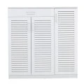 Shoe cabinet Sante pakoworld 30 pairs white 120x37x123cm