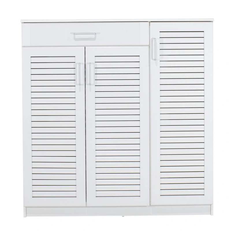 Shoe cabinet Sante pakoworld 30 pairs white 120x37x123cm