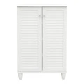 Shoe cabinet Santo pakoworld 10 pairs in white color 60x34.5x91.5cm