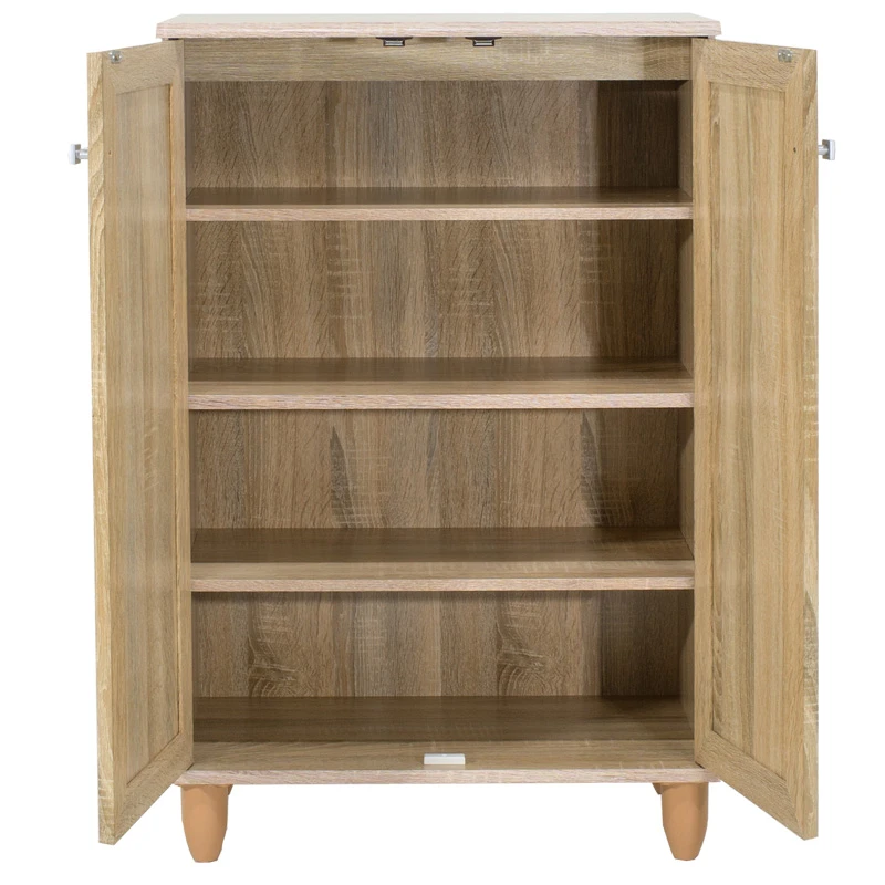 Shoe cabinet SANTΟ pakoworld 10 pairs sonoma 60x34.5x91.5cm