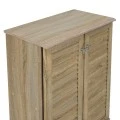 Shoe cabinet SANTΟ pakoworld 10 pairs sonoma 60x34.5x91.5cm