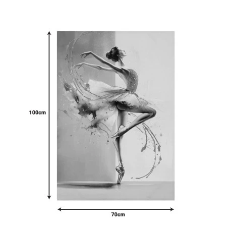 Πίνακας σε καμβά Dancito 3D Inart 70x2.5x100εκ