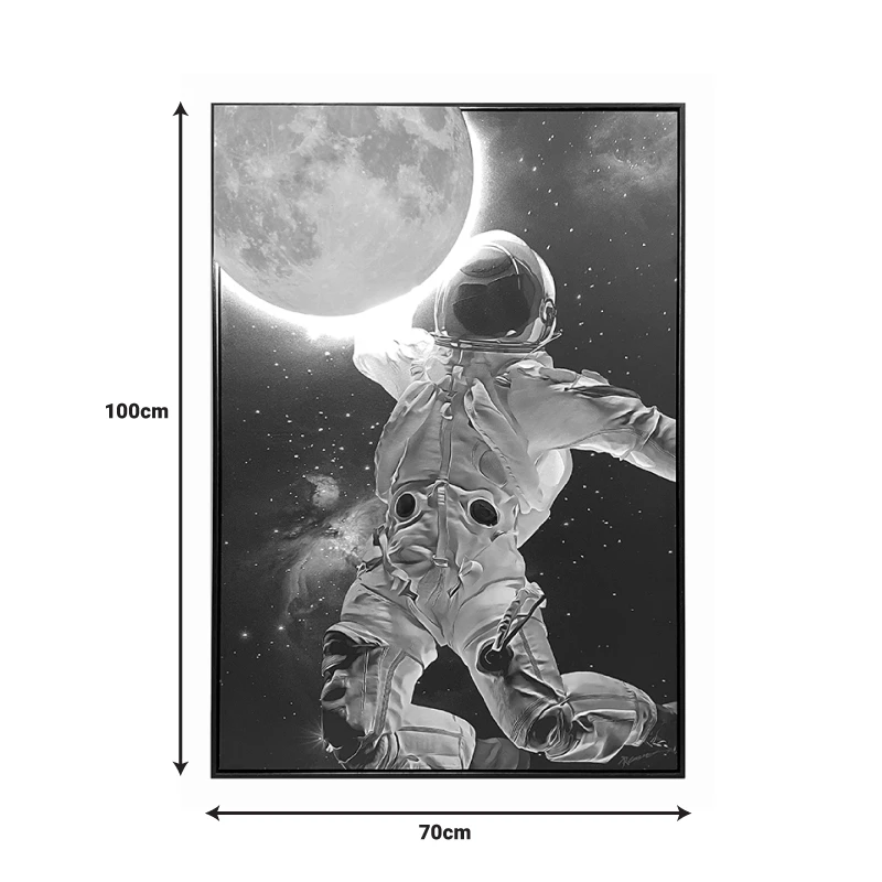 Painting on canvas Mallo Inart with frame 70x3.5x100cm