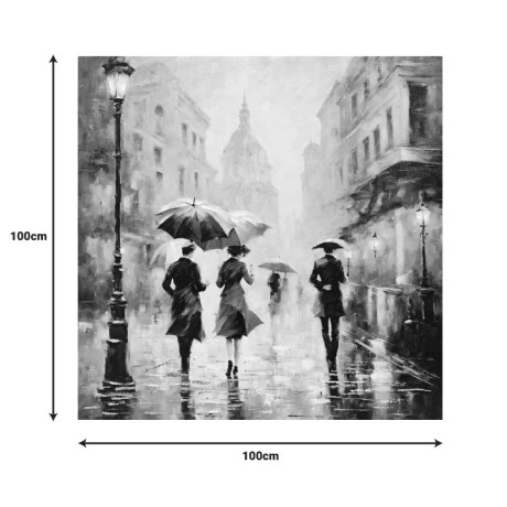 Πίνακας σε καμβά Nightdream I Inart 100x3x100εκ