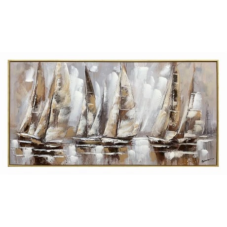 Πίνακας σε καμβά Yelkan Ι Inart 120x3x60εκ