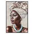 Painting on canvas Zaira Ι Inart with frame 70x3.5x100cm