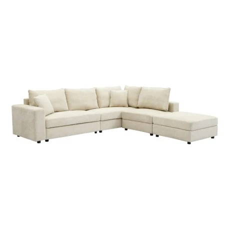 Multi-modal sofa Navaro pakoworld beige fabric 281x256x85cm