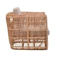 Fajole armchair pakoworld natural color rattan-beige cushion 86x86x66cm