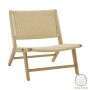 Armchair Filippo pakoworld solid wood and rope in natural shade 68x72x74cm