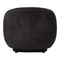 Armchair Freya pakoworld dark grey fabric color 93x87x76cm
