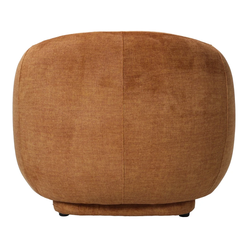 Armchair Freya pakoworld amber fabric color 93x87x76cm