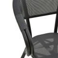 Πολυθρόνα Isaia pakoworld μαύρο αλουμίνιο-textilene μαύρο 57x57x83εκ
