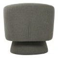 Kreslo pakoworld swivel armchair fabric in khaki color 78x81x77cm