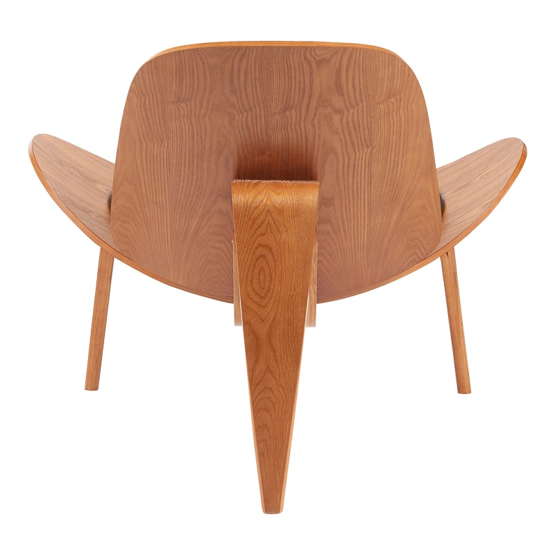 Armchair Vilma pakoworld PU black- walnut plywood 90x76.5x74.5cm