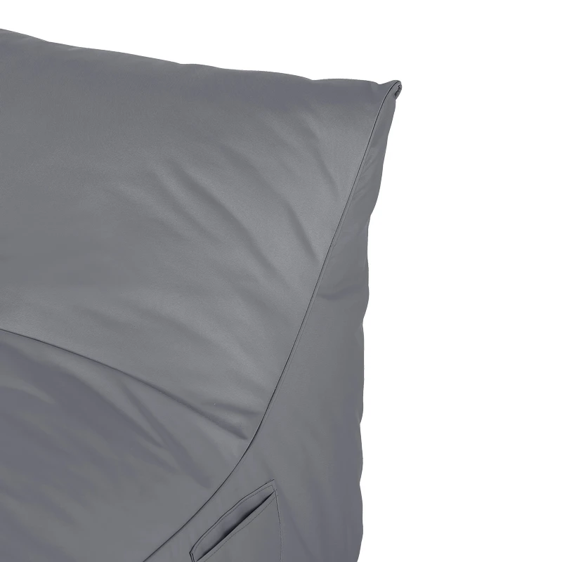Professional bean bag lounger Otenda pakoworld in anthracite color 67x110x65cm