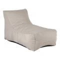 Professional Bean bag lounger Otenda pakoworld in beige color 67x110x65cm