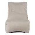 Professional Bean bag lounger Otenda pakoworld in beige color 67x110x65cm