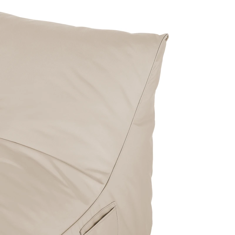 Professional Bean bag lounger Otenda pakoworld in beige color 67x110x65cm