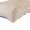 Professional Bean bag lounger Otenda pakoworld in beige color 67x110x65cm