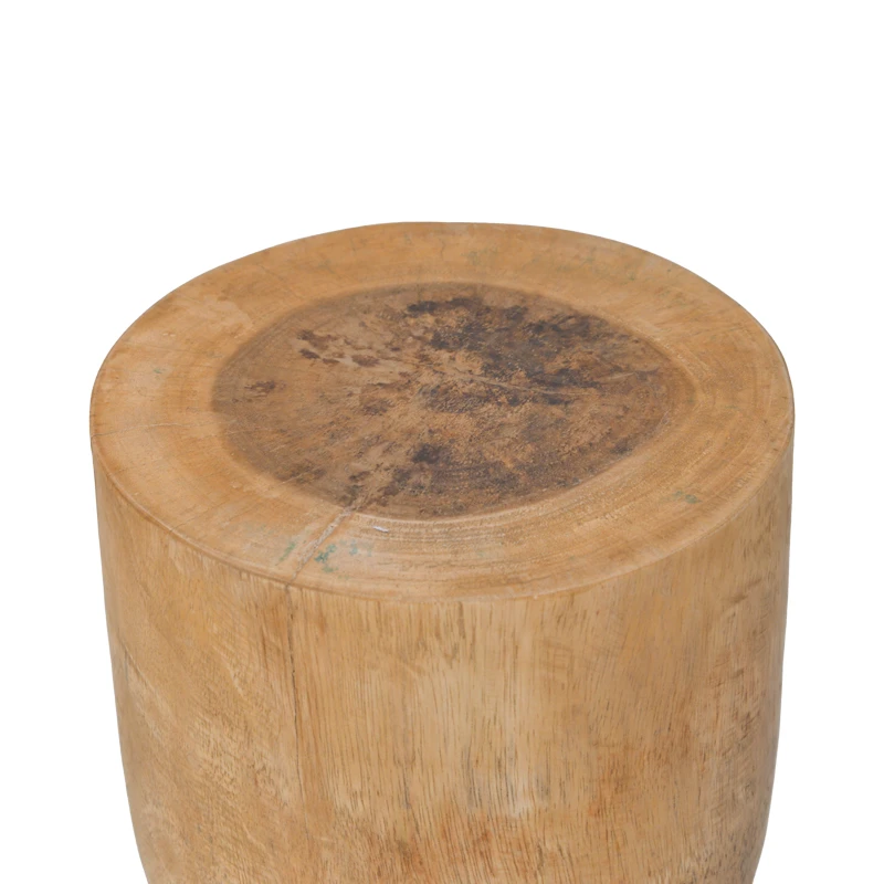 Stool Koa pakoworld suar wood in natural color D28x46cm
