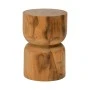 Stool Kreton pakoworld suar wood in natural color D30x45cm