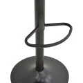 Boronez pakoworld folding bar stool black pu-with black base 47x49x112cm