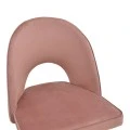 Medium height bar stool Casenio pakoworld rotten apple velvet-black leg with gold metal 48x50x107cm