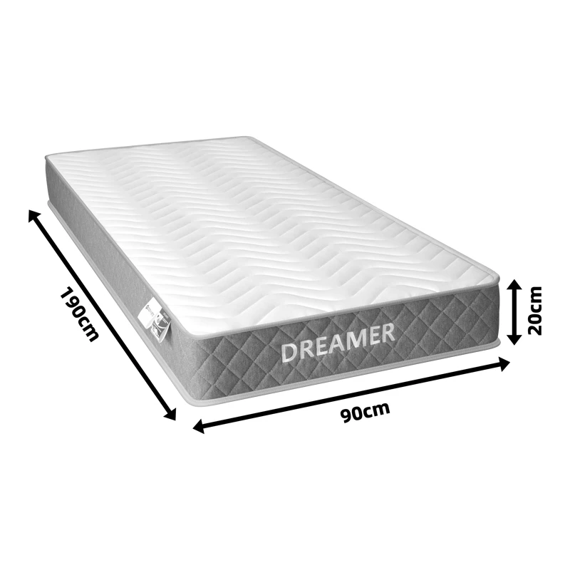 Dreamer pakoworld pocket spring double-sided mattress 20cm 90x190cm