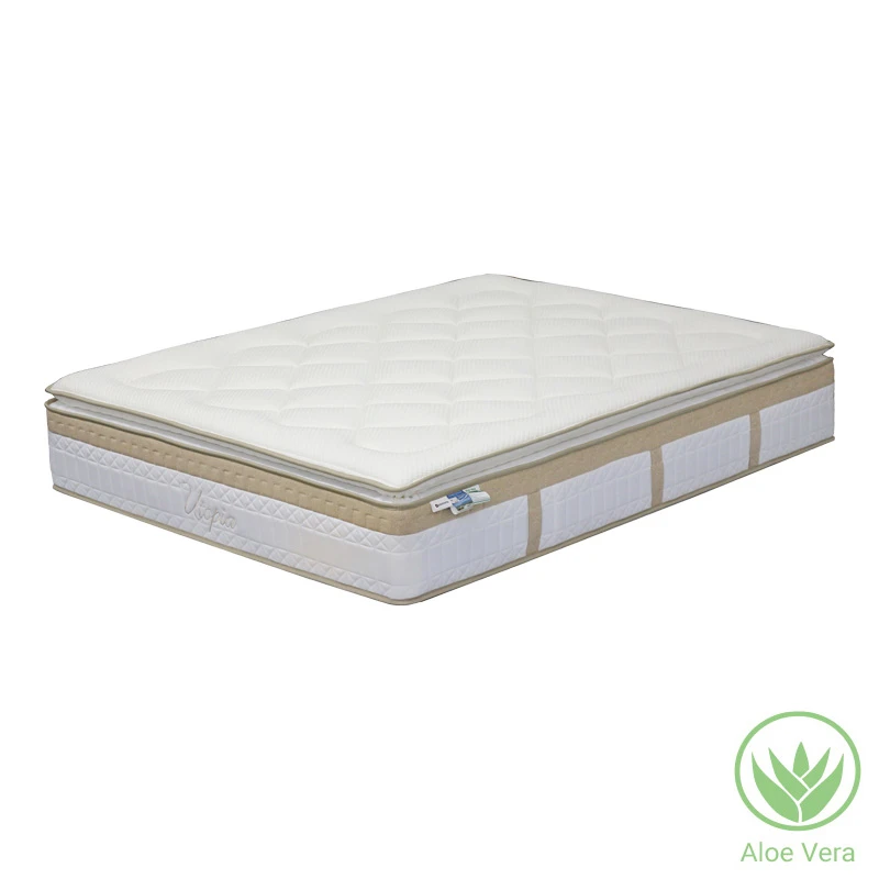 Utopia pakoworld pocket spring mattress with aloe vera top layer 30-32cm 150x200cm