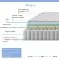 Στρώμα Utopia pakoworld pocket spring με ανώστρωμα 30-32cm 100x200εκ