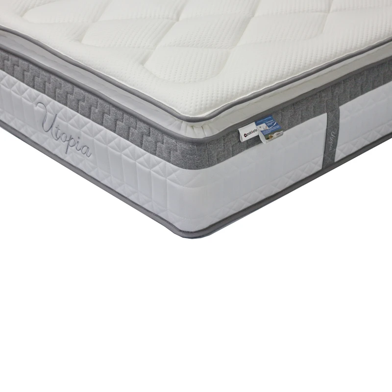 Στρώμα Utopia pakoworld pocket spring με ανώστρωμα 30-32cm 100x200εκ