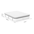 Utopia pakoworld pocket spring mattress with aloe vera top layer 30-32cm 160x200cm