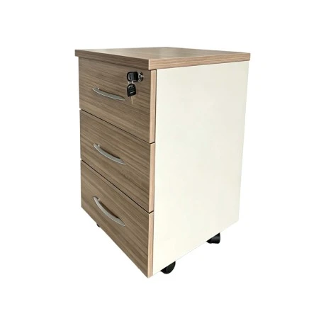 Desk drawer on wheels Stark pakoworld in oak-beige shade 40x40x55cm