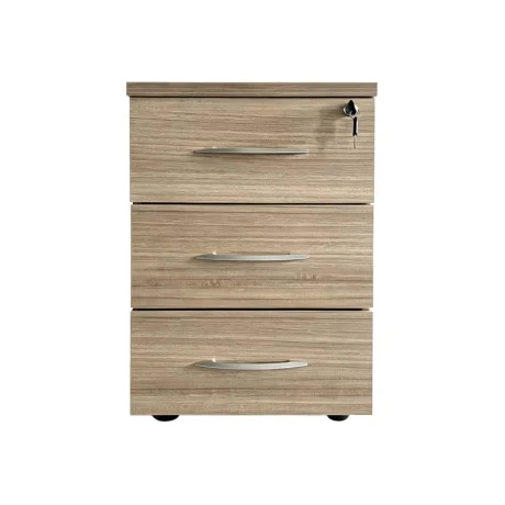 Desk drawer on wheels Stark pakoworld in oak-beige shade 40x40x55cm