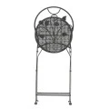 Garden dining set 3pcs Abriel pakoworld anthracite antique metal