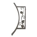 Garden dining set 3pcs Abriel pakoworld anthracite antique metal