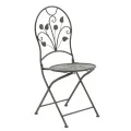 Garden dining set 3pcs Abriel pakoworld anthracite antique metal