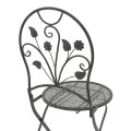 Garden dining set 3pcs Abriel pakoworld anthracite antique metal
