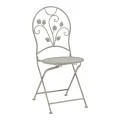 Dining set 3pcs Abriel pakoworld grey antique metal
